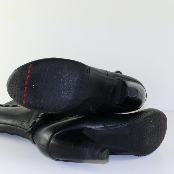 Miz Mooz Tall Black Leather Shelia Boots (6.5 US) - Picture 10 of 13